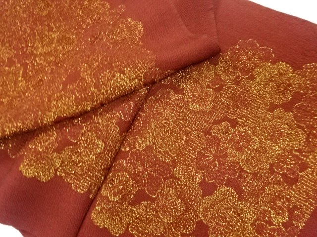 大特価品　未使用品　花井幸子　正絹　丹後ちりめん　帯揚げ